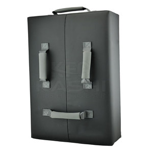 Reliable Athletic <b>Practice</b> <b>Pad</b> Kick Shield with Leather Shock Absorbing Material for Long Term Training Skill Building - Product Image 2