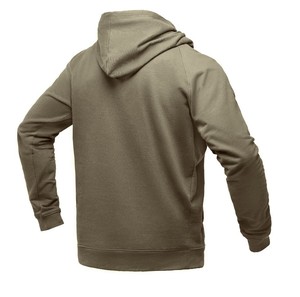 Sweat à capuche en polaire anti-boulochage bicolore pour homme, style streetwear, coupe ajustée, avec impression personnalisée - Product Image 1