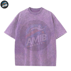 Camisetas de Hombre con Lavado Ácido al Por Mayor, de Alta Calidad, Hechas a Medida, Servicio OEM, Camiseta con Lavado Ácido para Hombre - Product Image 4