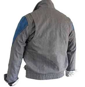 Chaqueta de Lona Vaquera Retro Vintage para Hombre al por Mayor con Cuello Alto y Diseño de Dibujos Animados |   Ropa Exterior Personalizable OEM/ODM de Secado Rápido y Transpirable - Product Image 5