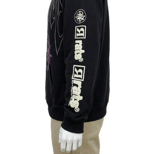 เสื้อฮู้ดดี้สไตล์ฮิปฮอปประดับเพชรและงานปักลาย  ผ้าหนา 360 GSM ใส่สบายสำหรับผู้ชายและผู้หญิง - Product Image 4