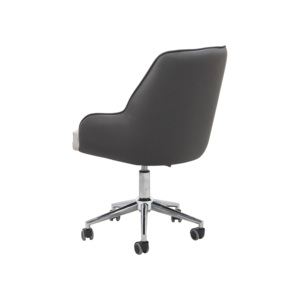 Fauteuil de pédicure moderne en métal avec dossier fixe, hauteur réglable, base pivotante, lampe LED et système de jets de drainage pour usage en spa - Product Image 4