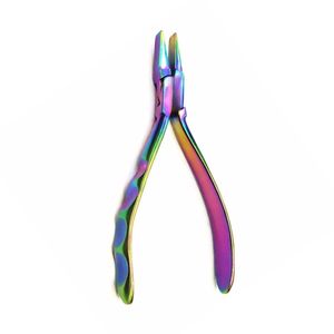 Rainbow <b>Needle</b> Nose Pliers Jewelry Making Tool Titanium Finish Carbon Steel Precision <b>Beading</b> Crafting Artisan Professional Tool - Product Image 2