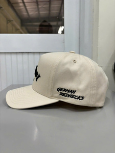 Gorra Snapback de 6 Paneles Bordada con Diseño de Alcohol y Camiones, Unisex, Casual, Ajustable, de Algodón Beige, con Visera Precurvada, Estilo Trucker - Product Image 2