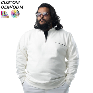 Sudadera de Punto Transpirable y Ecológica de 360g, Talla Grande, Color Sólido, Algodón, Informal, Invierno, Logotipo Personalizado, Soporte OEM ODM, Marca - Product Image 4