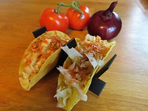 Durable Taco Holder Tray Stainless Steel Taco Serving <b>Rack</b> - Product Image 1