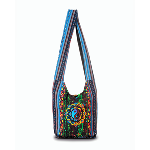 Borsa Hobo da Donna con Stampa Yin Yang - Product Image 1