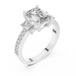 Custom Logo 925 Sterling Silver Moissanite <b>Diamond</b> <b>Ring</b> Wholesale OEM ODM Jewelry Manufacturer - Product Image 4