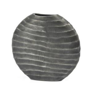 Modern Luxury Gold Textured Metal Vase Organic Oval Shape Decorative Flower Pot for Tabletop Centerpiece <b>Home</b> <b>Decor</b> Vase - Product Image 5