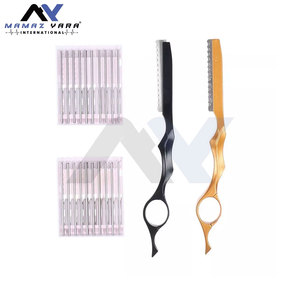 Navajas de Peluquería Personalizadas al por Mayor de Alta Calidad con Logotipo Personalizado, Navaja Profesional Cómoda para Afeitar y Entresacar Cabello - Product Image 2