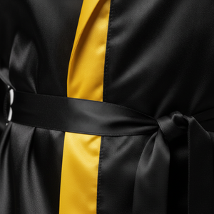 Premium Custom Boxing Robe Satin Ring Walk Robe Hooded Fight Gown OEM ODM Sportswear Manufacturer Factory Supplier - Product Image 5