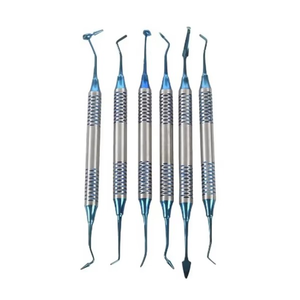 Instrumental de Relleno de Composite Premium (Juego de 6) de Acero Inoxidable Autoclavable, Kit de Escultura y Restauración Dental - Product Image 4