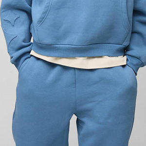 Pantalones deportivos casuales para hombre de lona 100% algodón de 500 g/m², transpirables, de secado rápido, con cierre de cordón. - Product Image 2