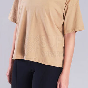 Sustainable Eco-Friendly 100% Cotton Casual Plus Size Women Oversize T-Shirts-Durable Quick Dry Breathable Everyday <b>Wardrobe</b> - Product Image 5