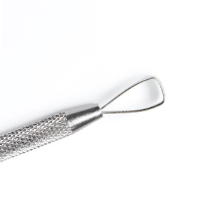 1 pièce Repousse-cuticules argenté en acier inoxydable pour dissolvant de vernis gel UV et peaux mortes, outils de manucure et pédicure - Product Image 6