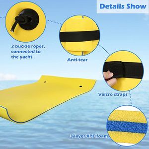 Lettino Galleggiante Giallo e Blu da 2,7 m per Adulti, Ecologico e Resistente, per Divertimento in Piscina - Product Image 2