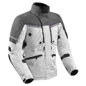 Chaquetas de Motocicleta Run Apparel, Manga Larga, Color Blanco y Gris, Chaqueta de Motociclista Resistente al Viento para Todas las Estaciones, Ropa Textil para Motociclistas - Product Image 1