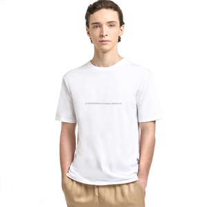 Venta al por mayor OEM logotipo personalizado impresión 100% algodón para hombre liso blanco camiseta personalizada en blanco camiseta de los hombres - Product Image 1