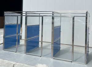 <span class=keywords><strong>Cage</strong></span> pour chien en acier inoxydable pour hôpital vétérinaire, enclos intérieur pour chien avec porte verrouillable - Product Image 6