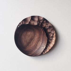 Bol à fruits décoratif en bois fait main pour les intérieurs modernes et rustiques - Product Image 6