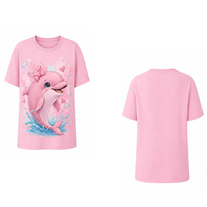 Camiseta con Estampado Gráfico para Mujer, Diseño Personalizado, Camiseta de Algodón, Cuello Redondo Informal, para Ropa Urbana, Fitness, Uso Diario de Verano, Proveedor OEM - Product Image 6