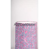 Poubelle hexagonale pliable à ouverture supérieure en carton de coton, design élégant, durable, pour usage intérieur/extérieur