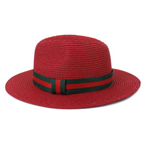 Regular Premium Wholesale Factory Handmade Natural Straw Fedora Luxury <b>Western</b> Summer Sun <b>Hat</b> Image Beach Outdoor - Product Image 1