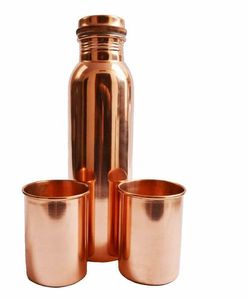 Premium <b>Copper</b> <b>Bottle</b> for <b>Drinking</b> Water Ayurvedic Health Leakproof Lid Eco Friendly Durable Reusable Handmade <b>Bottle</b> - Product Image 4