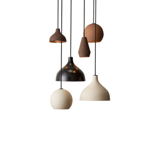 Lampes suspendues en métal design fantaisie, formes variées, abat-jour coniques et sphériques, luminaires décoratifs pour îlot de cuisine et salle à manger - Product Image 1