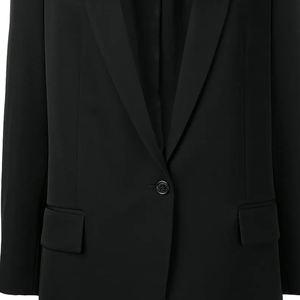 Blazer pour femmes sur mesure en gros, noir, manches longues, poches latérales, ouverture devant, design classique, nouveau design sororité, veste OEM pour femmes - Product Image 3