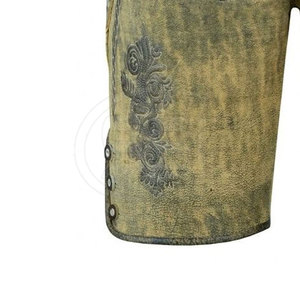 Shorts en Lederhosen pour Hommes, Qualité Durable, Style Élégant, Solides, Casual, Boutons, Écologiques, Design Confortable pour un Usage Quotidien - Product Image 5