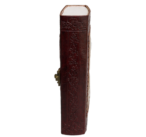 Cuaderno de Cuero Genuino con Diseño de Dragón de Fantasía, Cierre de Latón Antiguo, Cuaderno Grueso en Blanco, Venta al por Mayor - Product Image 4