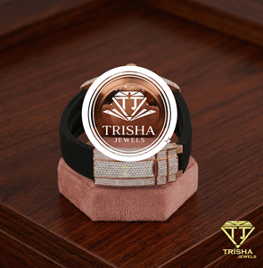 Reloj de lujo con diamantes para hombre con correa de silicona amarilla, cronógrafo con incrustaciones de diamantes, reloj de pulsera de cuarzo. - Product Image 2