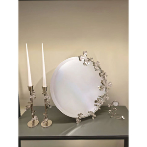 ชามใส่อาหารหรูหราสำหรับตกแต่งโต๊ะอาหารที่บ้าน ทำจากโลหะคุณภาพพรีเมียม ชุบทอง ดีไซน์เปลือกหอยมุกทะเล - Product Image 5