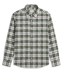 Camisa Enovate a Cuadros, Doble Botonadura, Manga Larga, Corte Regular, Casual, Unisex, Transpirable, de Algodón Tejido para Verano - Product Image 1