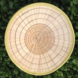 Sombrero cónico natural de ratán hecho a mano GREEN ART al por mayor para adultos del mejor proveedor de Vietnam - Product Image 3