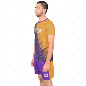 เสื้อเจอร์ซีย์ฟุตบอลแห้งเร็วของผู้ชายเสื้อฟุตบอลชุดเครื่องแบบพิมพ์ซับลิเมชันสำหรับชุดฟุตบอล - Product Image 4