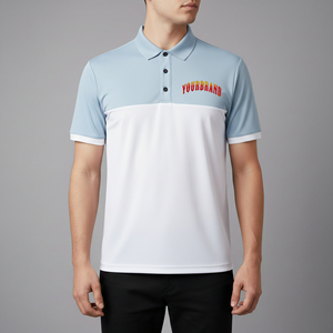 Polo pour homme sur mesure, confortable et de qualité supérieure, coupe ajustée, style streetwear, look élégant, service OEM. - Product Image 1