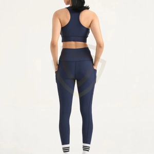Ensemble soutien-gorge et legging anti-transpiration pour femme, leggings taille haute sans coutures, ensembles assortis pour femme - Product Image 6