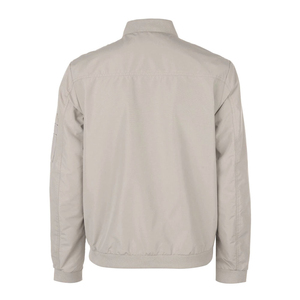 Custom Men's High Street Casual Fit Bomber Jacket OEM Service 100% Polyester <b>Waterproof</b> Winter Canvas <b>Fabric</b> Front for - Product Image 2