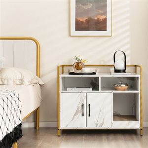 Toilette per Gatti con Doppia Porta, Grande Capacità, Facile da Pulire, Design con Tavolino Laterale - Product Image 3