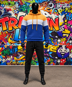 Conjunto Deportivo de Dos Piezas para Niños, Personalizado, Acolchado, Ecológico, 100% Algodón, Primavera, Unisex, Ropa Deportiva al Por Mayor - Product Image 1