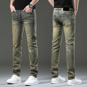 New Style Fashionable Design <b>Denim</b> Pants Best <b>Material</b> Personalized Cheap Price Slim Fit Breathable Custom Men's Jeans Pants - Product Image 4