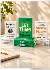 Set de 3 Libros de Tapa Blanda: Let's Get Real, Atomic Habits y The Psychology of Money, Libros de Ficción en Tapa Blanda de Gran Venta - Product Image 3