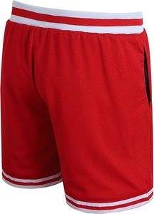 Shorts de basket-ball pour hommes avec poches zippées pour l'entraînement, la gym et les sports, dotés d'un tissu en maille respirante - Product Image 2