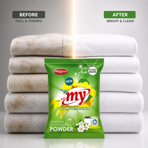 Custom OEM Laundry Detergent Powder | High Foam Multi Fragrance Ultra White <b>Clothes</b> Cleaner | Strong Stain Removal Bulk Supply - Product Image 5