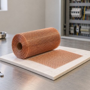 [APEC] Copper <b>Wire</b> <b>Mesh</b> for decorative copper metalwork panels and craft fabrication supply for Enclosure Fabricators - Product Image 5