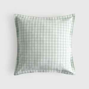 Fundas de Cojín a Cuadros 100% Algodón Tejido 20x20" - Fundas Decorativas a Cuadros Estilo Boho Rústico para Almohadas - Venta al por Mayor - Product Image 6