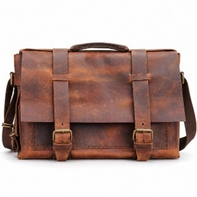 Sac messager vintage en cuir, sac à bandoulière, sacoche pour ordinateur portable, unisexe, pour le travail, les voyages, fait main, pour le bureau, usage quotidien, cadeau, porte-documents rétro - Product Image 5