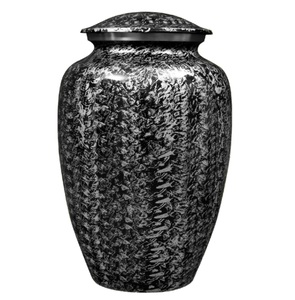 Hermosa Urna Funeraria Clásica Negra Antigua para Cenizas de Adultos, Urna de Metal para Cremación, Estilo Americano/Europeo - Product Image 2